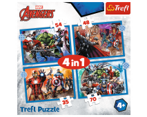 Puzzle 4v1 Avengers