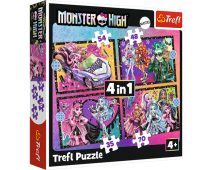 Puzzle 4v1 Mattel Monster High