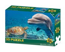 Puzzle 3D - Morské zvieratá