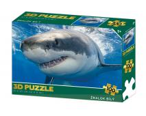 Puzzle 3D - Žralok biely